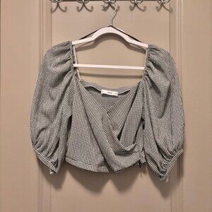 MANGO Puff Sleeve Blouse